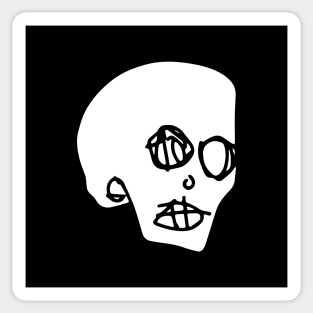 skull artistic Sticker